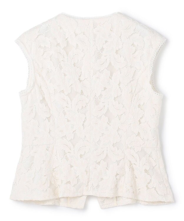 TOCCA SWEET LACE GILET ジレ アイボリー系