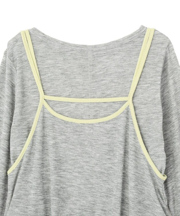 CRAFT STANDARD BOUTIQUE パイピングレイヤードバルーンプルオーバー Gray Mixture