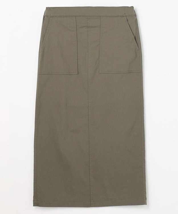 ANY L 【ウエストゴム】ベイカースカート カーキ