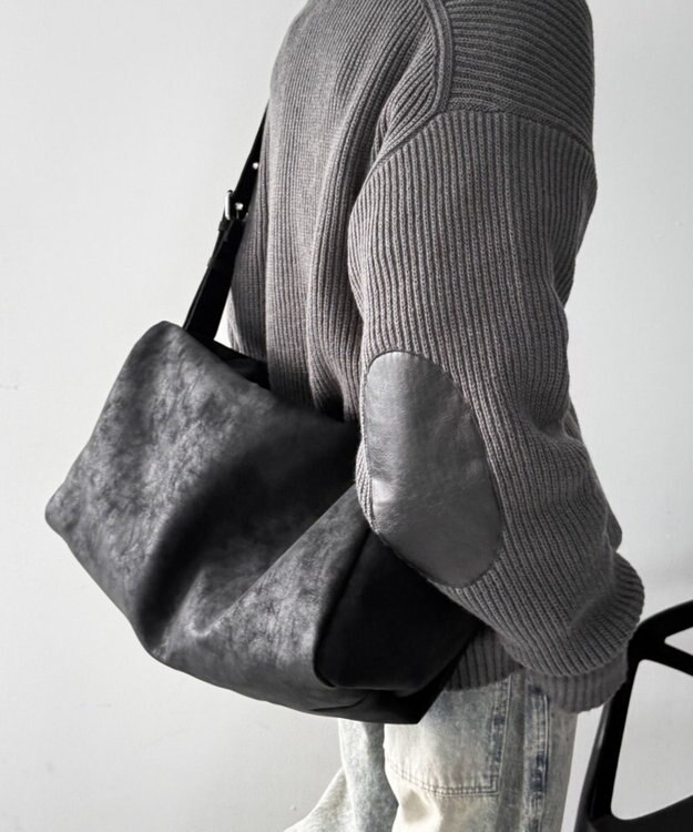 WEGO ハトメベルトBIGショルダー ブラックその他