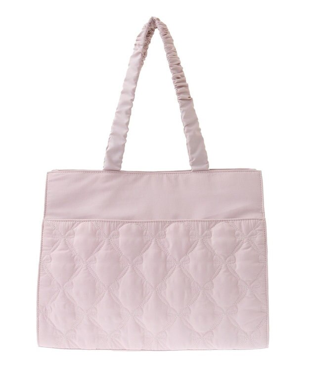 Maison de FLEUR リボンキルティングトートバッグ Pink