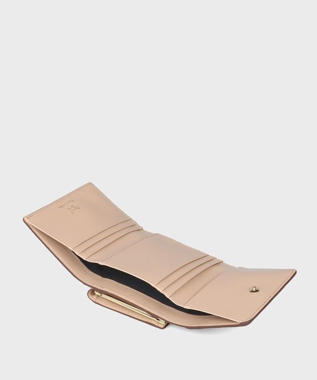 Paul Smith ミックスドゥードゥル ３つ折りがま口財布 ベージュ