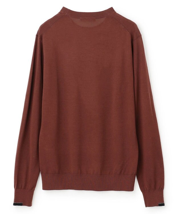 JOSEPH HOMME ウォッシャブルメリノ　クルーネックニット ワイン系