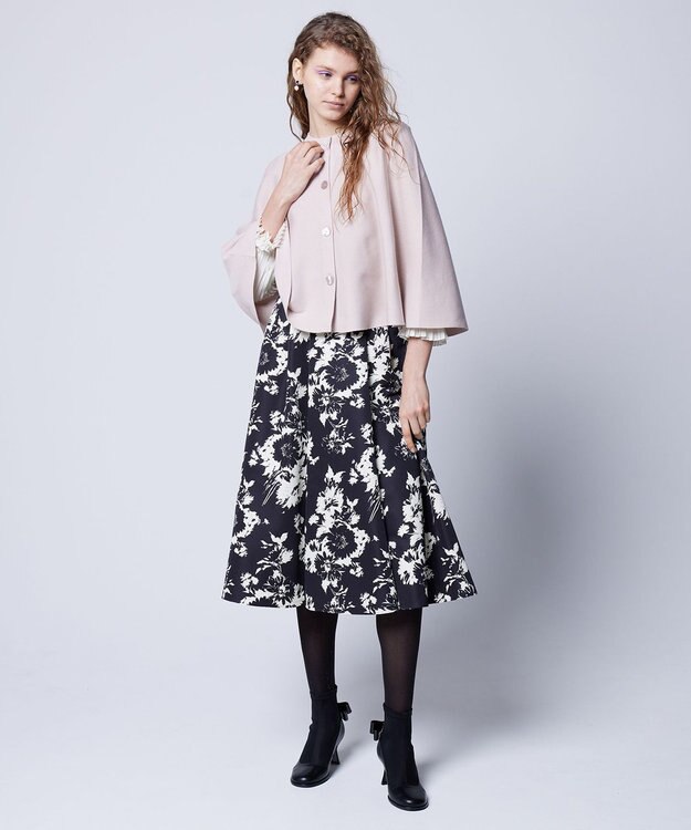 TOCCA 【洗える！】DEMILUNE ポンチョ ベージュ系