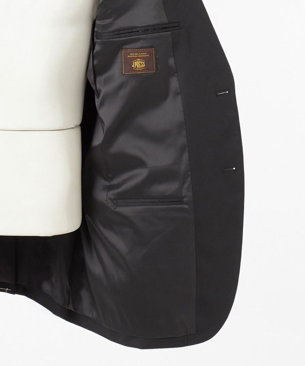 J.PRESS MEN 【WEB・一部店舗限定】ハイランドペピンツイル スーツ ブラック系