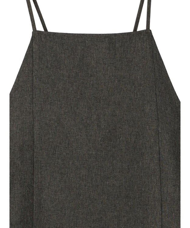 Green Parks 接触冷感　Ｉラインキャミワンピース Gray