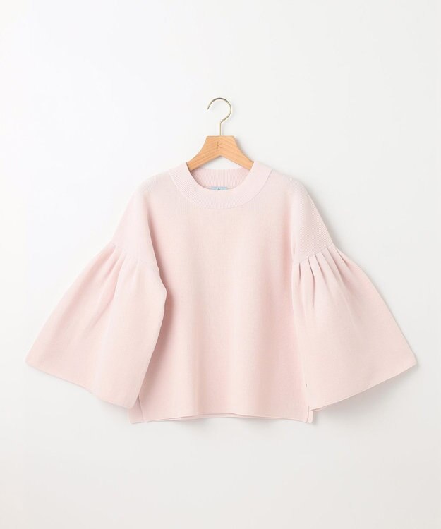 組曲 AMOSSAベルスリーブ ニット ピンク系