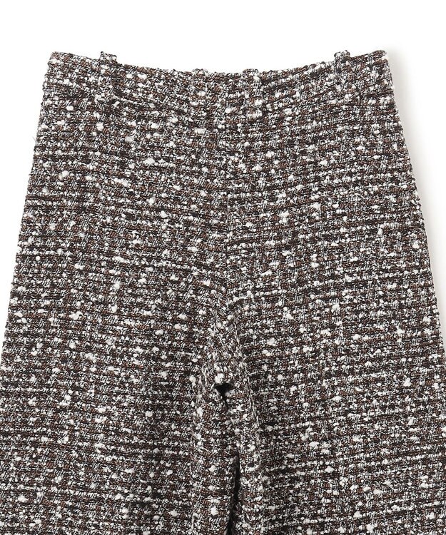 JOSEPH ウールツイード　ワイドトラウザーズ Black combo