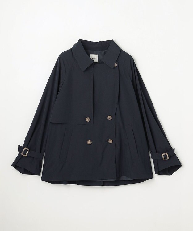 ANY エアフローライトトレンチコート ネイビー