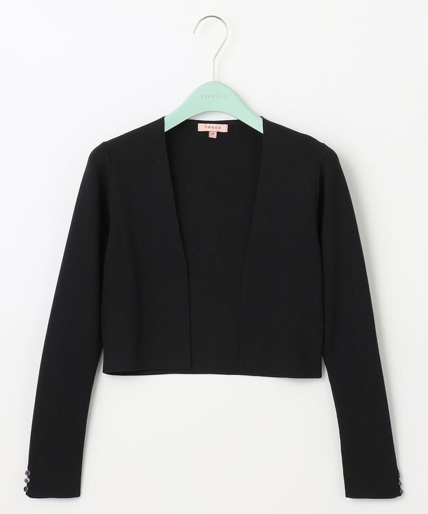 TOCCA 【洗える】SQUARE BOLERO ボレロ ブラック系
