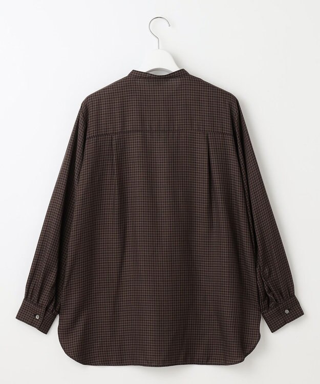 J.PRESS LADIES L 【洗える】Pe/Vis サイロチェック ブラウス ネイビー系3