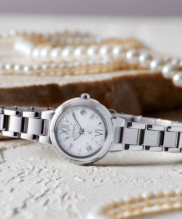 CITIZEN 【xC】エコ・ドライブ電波時計 ES9430-54A 日付・秒針あり 上品で洗練された定番デザイン シルバー