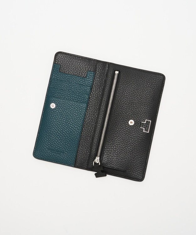 IACUCCI アバ バイカラーロングウォレット CERVO ブラック