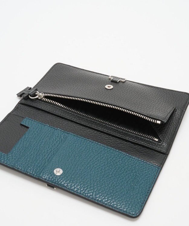 IACUCCI アバ バイカラーロングウォレット CERVO ブラック