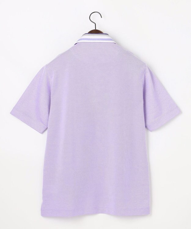 JOSEPH ABBOUD 【愛されて21年！オーガニックコットン使用】ダディ ポロシャツ ライラック系