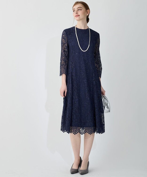 23区 【APPLAUDIR】パール＆ボールミックス ネックレス シルバー系