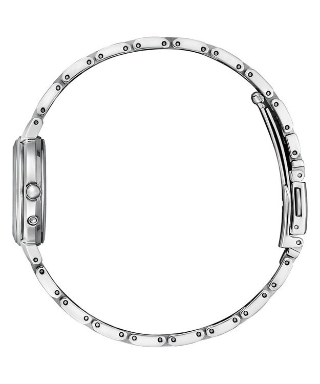 CITIZEN 【xC】エコ・ドライブ電波時計 ES9430-54A 日付・秒針あり 上品で洗練された定番デザイン シルバー