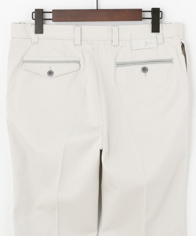 JOSEPH ABBOUD 【オーガニックコットン】ハイパワーカルゼ パンツ ホワイト系