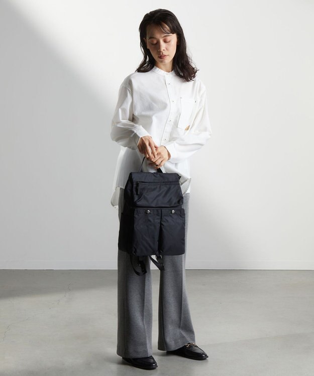 Y'SACCS ダブルホックポケットリュック ブラック