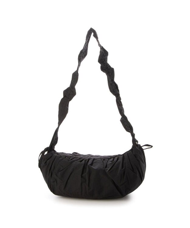 UNBILLION カシュカシュ cachecache / フリルハンドルタックショルダー ブラック