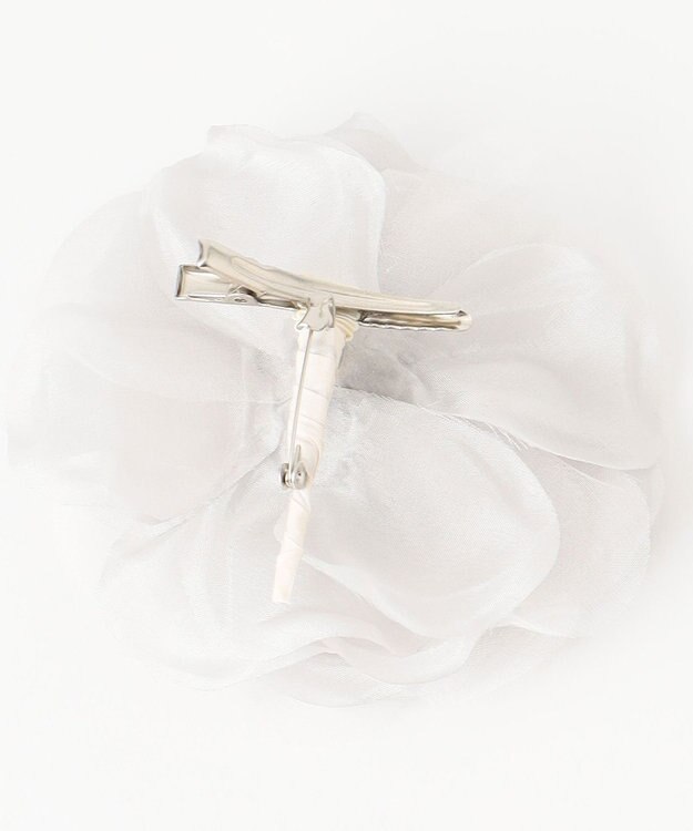 23区 シルク コサージュ アイボリー系