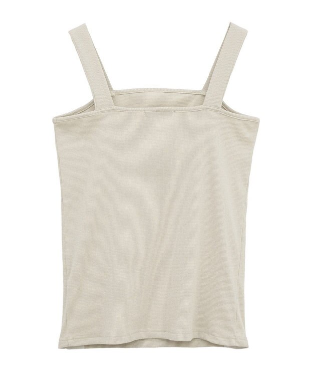 Green Parks スクエアラメタンクトップ Gray