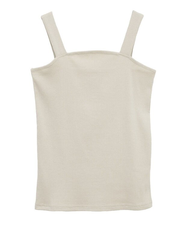 Green Parks スクエアラメタンクトップ Gray