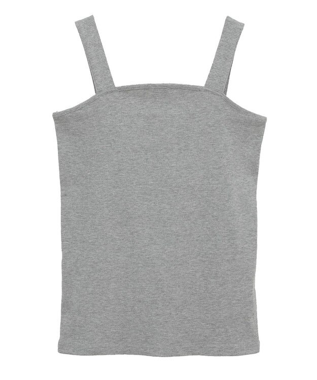 Green Parks スクエアラメタンクトップ Gray