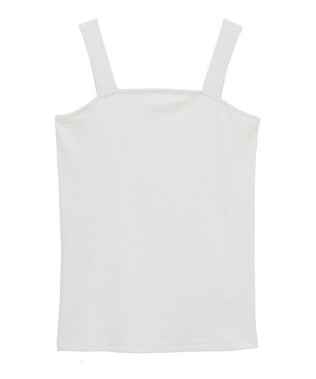 Green Parks スクエアラメタンクトップ Gray