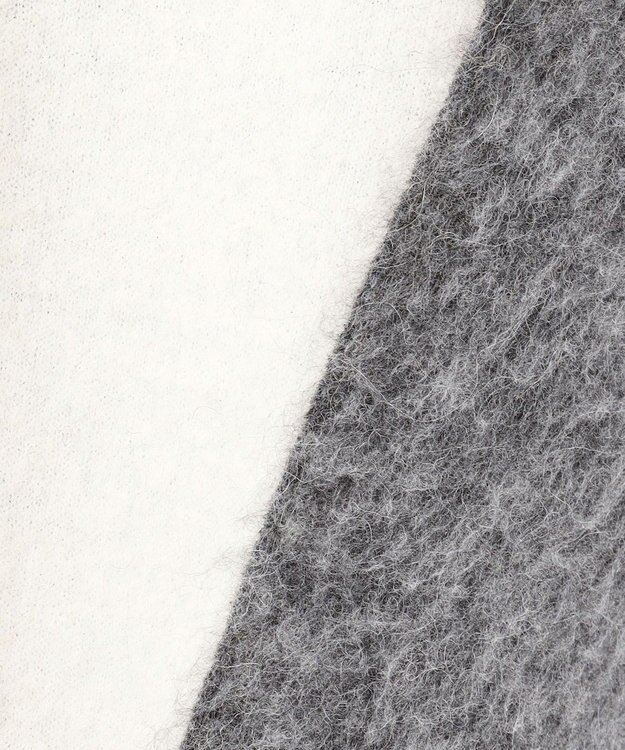 自由区 【カトリエムブーケ】Jeu de couleurs ニットアウター ライトグレー