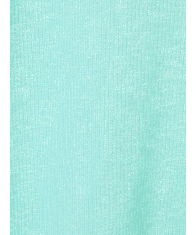 earth music&ecology シアーリブロゴ刺繍プルオーバー Mint Green