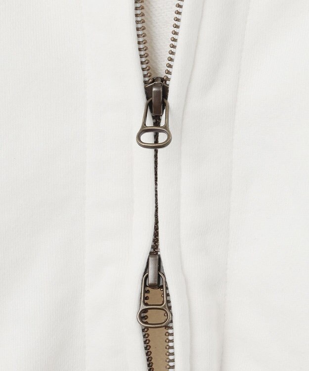 J.PRESS YORK STREET 【UNISEX】フルジップパーカー ホワイト系