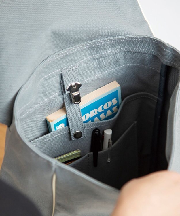 YUSHI ARLE - RUCKSACK 帆布リュックサック グレー