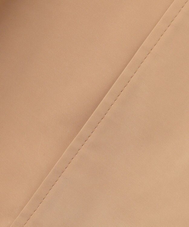 ICB 【2WAY仕様】メモリーストレッチタフタ トレンチコート アプリコットベージュ