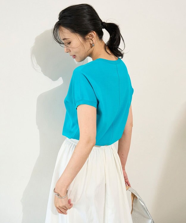 UNFILO スゴ機能美 コンパクト ニット ターコイズ