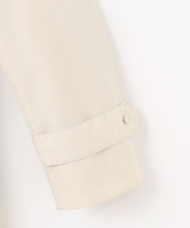 J.PRESS LADIES 【洗える】スパンライクナイロンタッサー ステンカラー コート ライトベージュ系