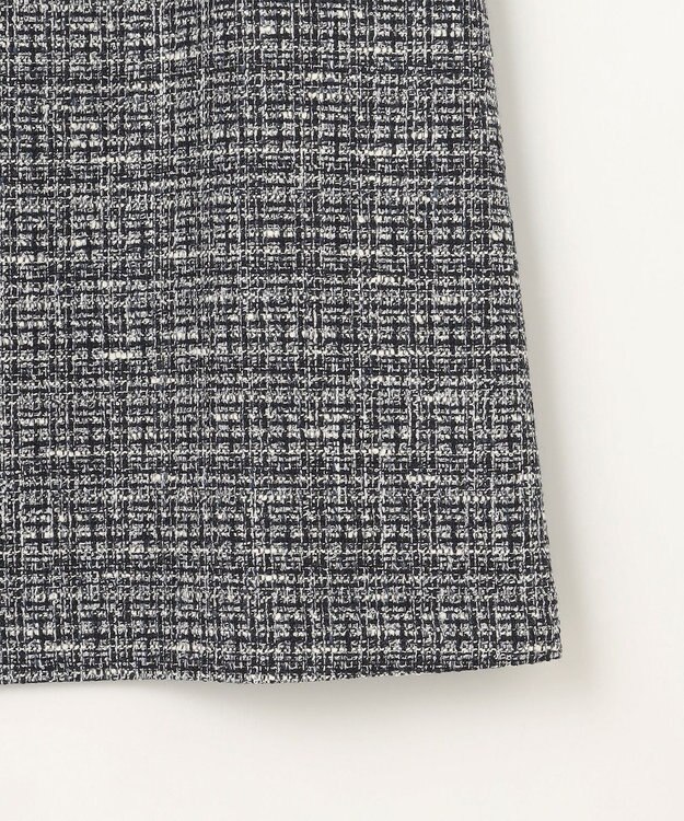 組曲 【KUMIKYOKU NAVY】ラメループモールツイード ワンピース ネイビー系1