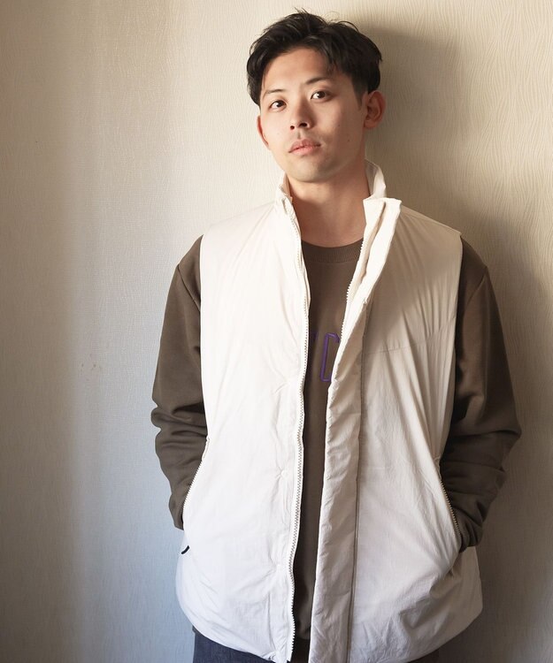 SHARE PARK MENS 【UNISEX】蓄熱中綿モンスターベスト（L・XLサイズ） オフホワイト