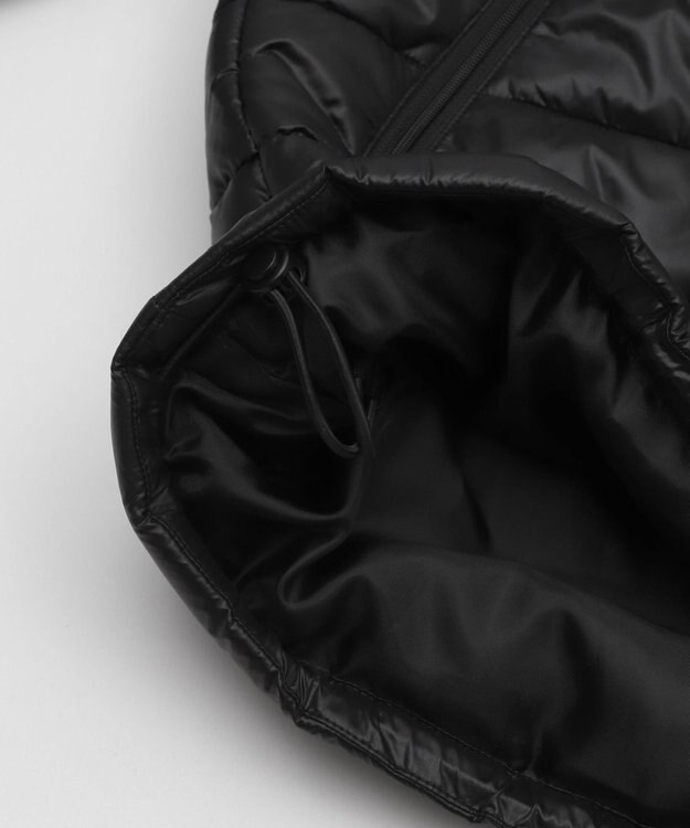 WEGO 【ユニセックス着用ITEM】コンパクトフィットパファーフーディー ブラック