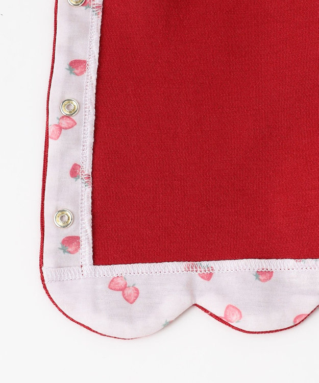 ANY KIDS 【Strawberry Collection】スナップボタン カーディガン レッド