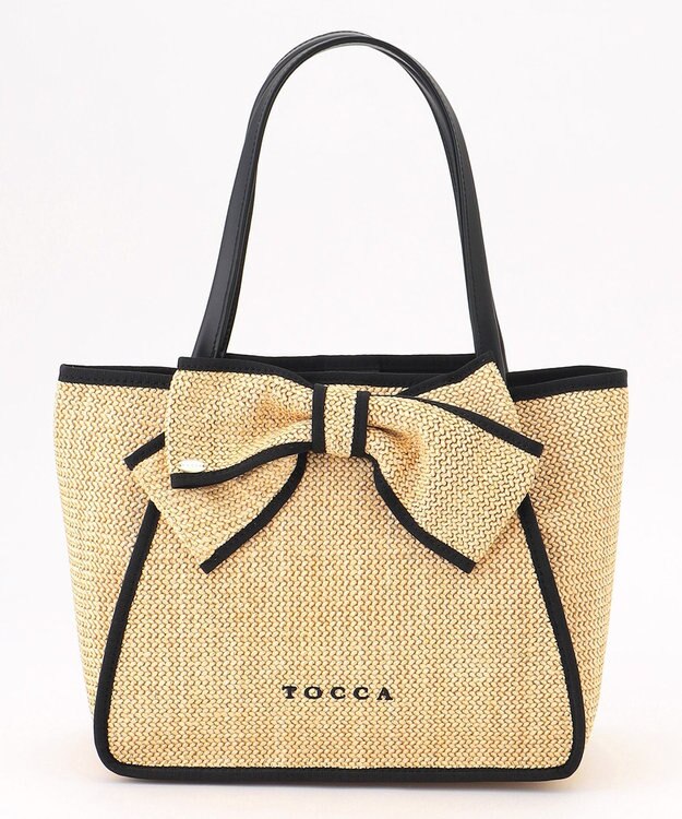 TOCCA KNOT IN HEART BASKET かごバッグ ブラック系