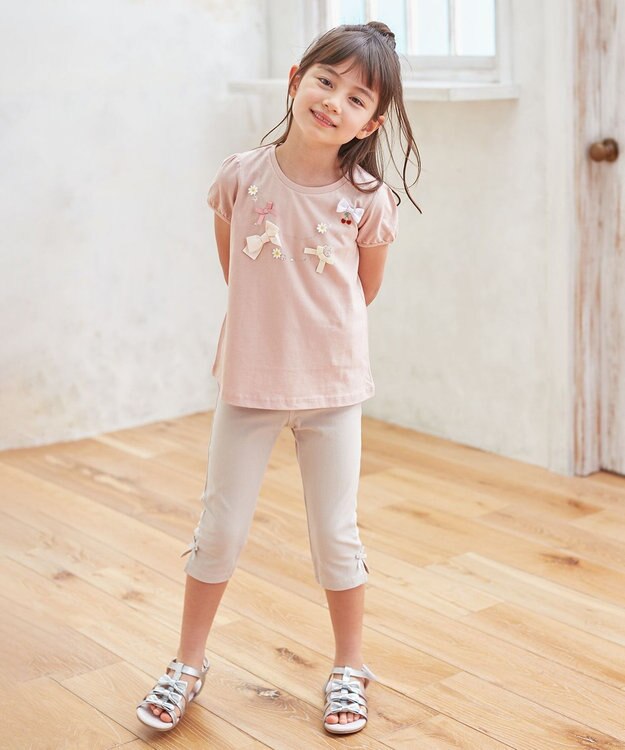 ANY KIDS 接触冷感しろくまパンツ ベージュ