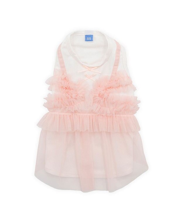 PET PARADISE ペットパラダイス チュール タンクトップ 《ピンク》 小型犬 ピンク