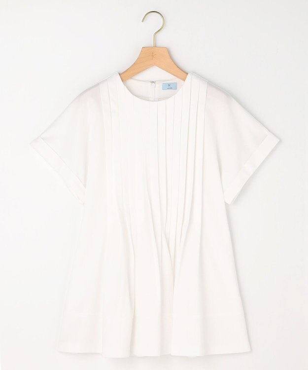 組曲 L 【先行予約】サマージャージーブラウスライク カットソー ホワイト系