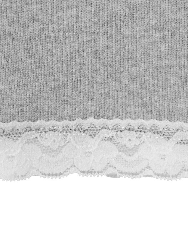 MIKI HOUSE HOT BISCUITS 【80-130cm】 裾レース オーバーパンツ グレー