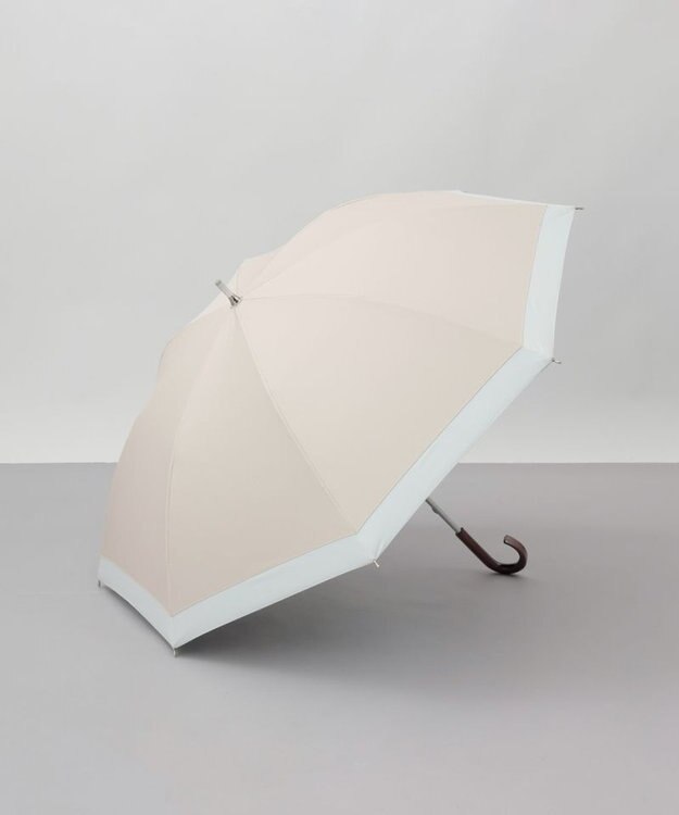 AURORA 【WEB限定】 バイカラー晴雨兼用長傘 クリーム