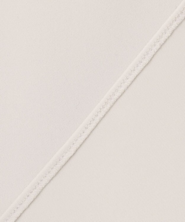 ICB 【洗える】ライトダブルクロス ペプラムブラウス トープ系