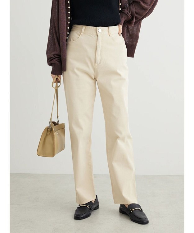 Green Parks ピグメントパンツ Ecru