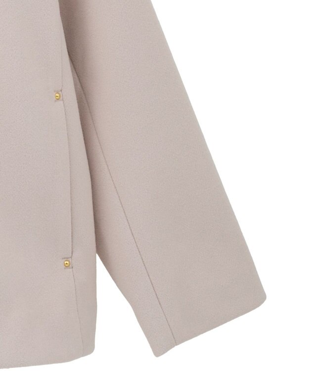 earth music&ecology 【フード取り外し可】2WAYフードコート Light Beige