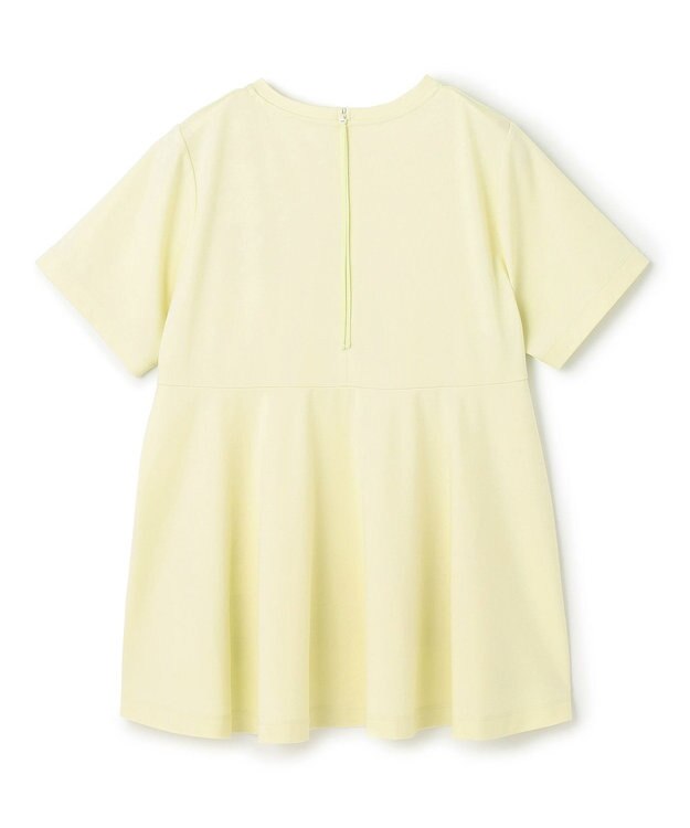 UNFILO L BEAUTY FORM-T バックフレアTシャツ ライム